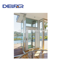 Delfar villa elevador com melhor preço para uso doméstico e parede de vidro